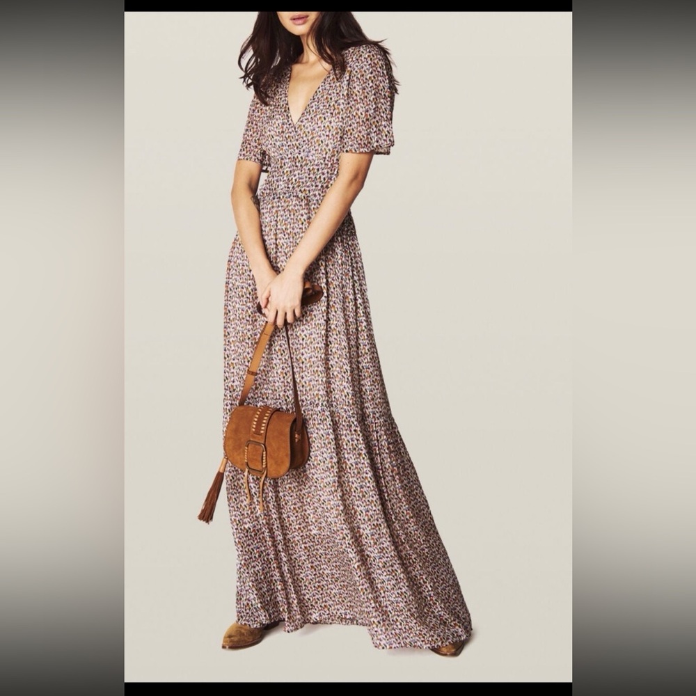 ba&sh Divine Maxi Dress size 6 New